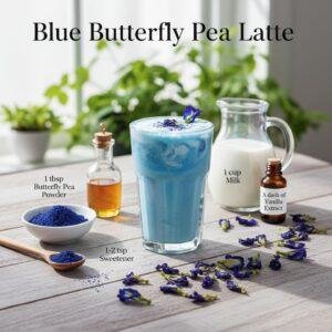Blue Butterfly Pea Latte