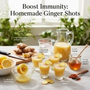 Boost Immunity: Homemade Ginger Shots