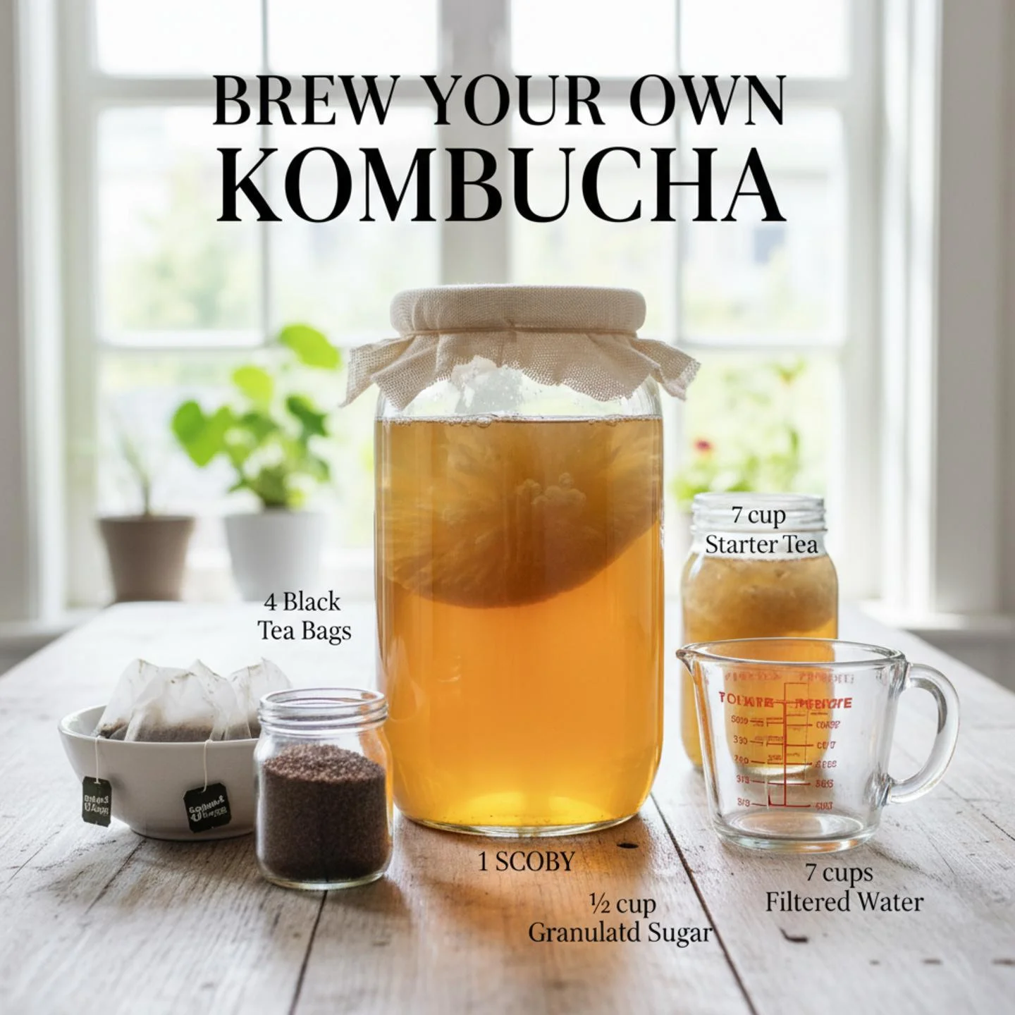 Brew Your Own Kombucha