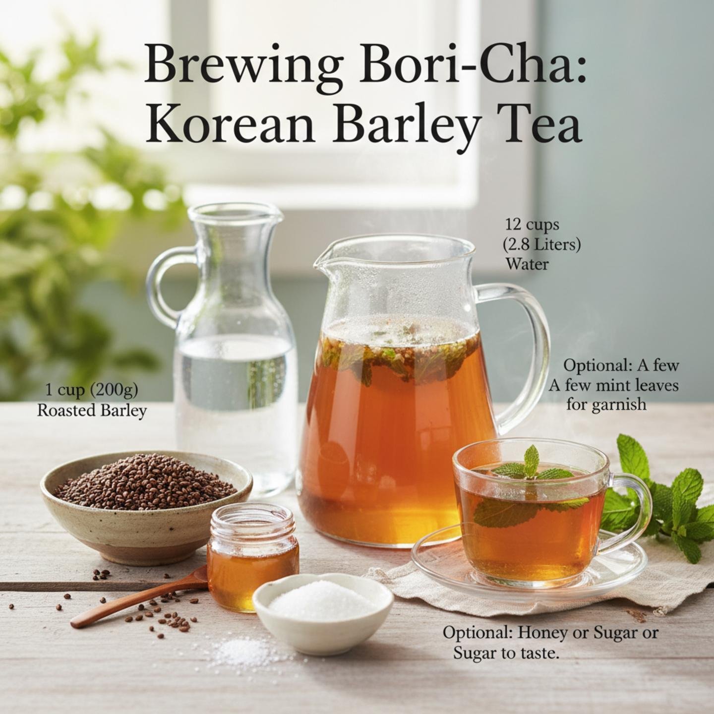 Brewing Bori-Cha: Korean Barley Tea