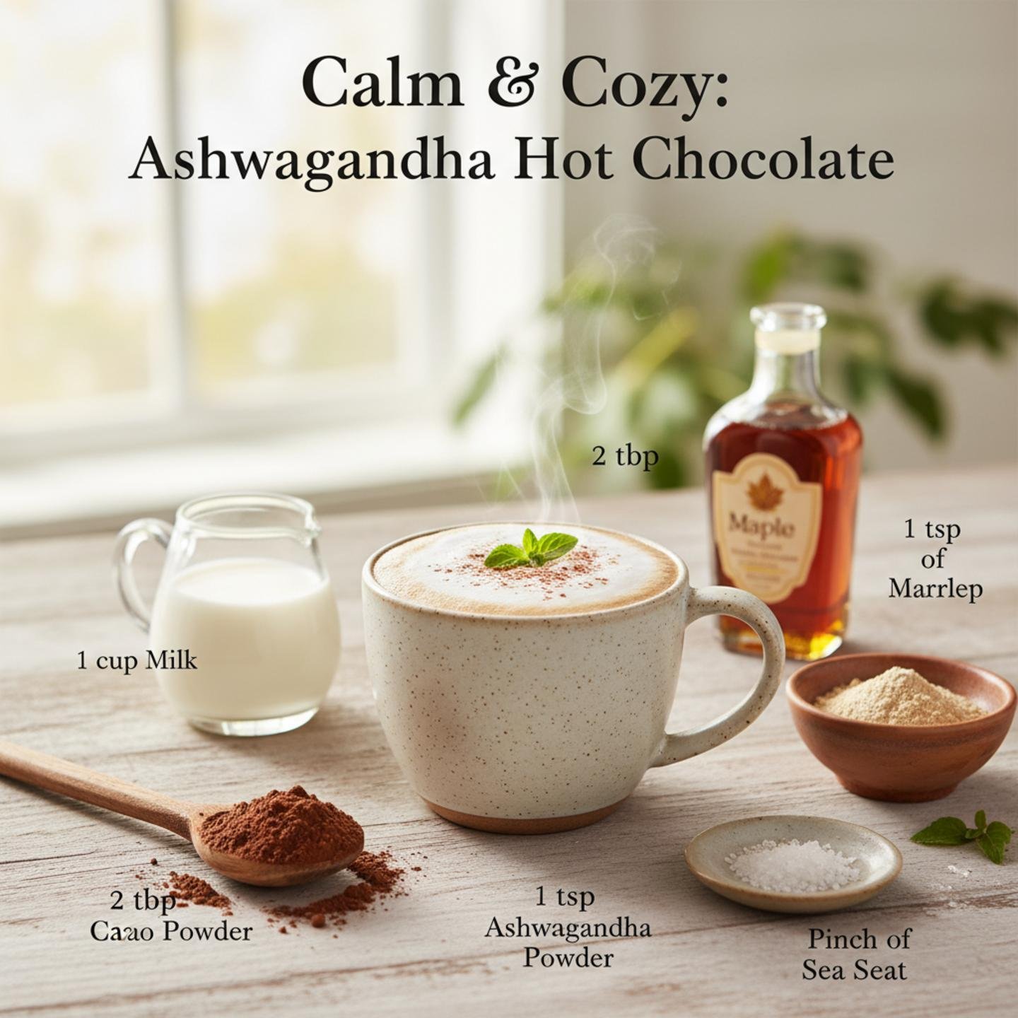 Calm & Cozy: Ashwagandha Hot Chocolate