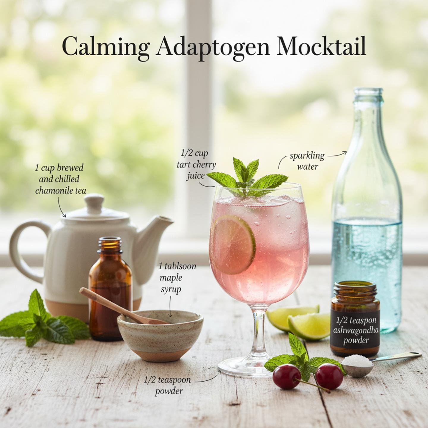 Calming Adaptogen Mocktail