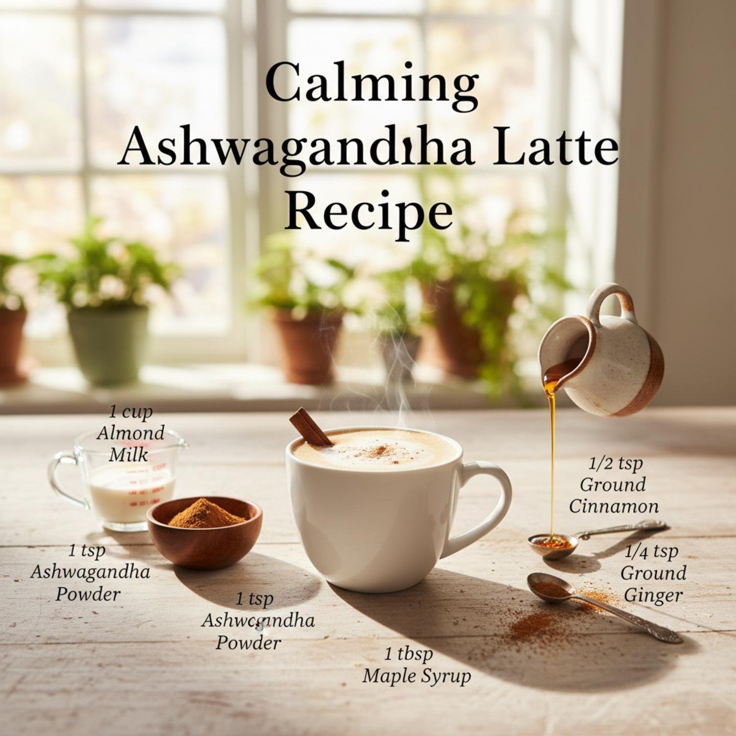 Calming Ashwagandha Latte Recipe