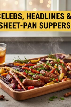 Celebs, Headlines & Sheet-Pan Suppers