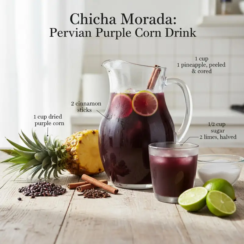 Chicha Morada: Peruvian Purple Corn Drink