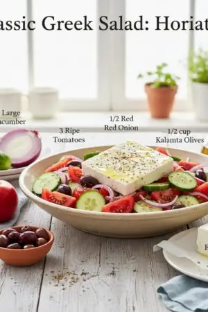 Classic Greek Salad: Horiatiki