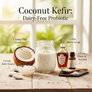 Coconut Kefir: Dairy-Free Probiotic