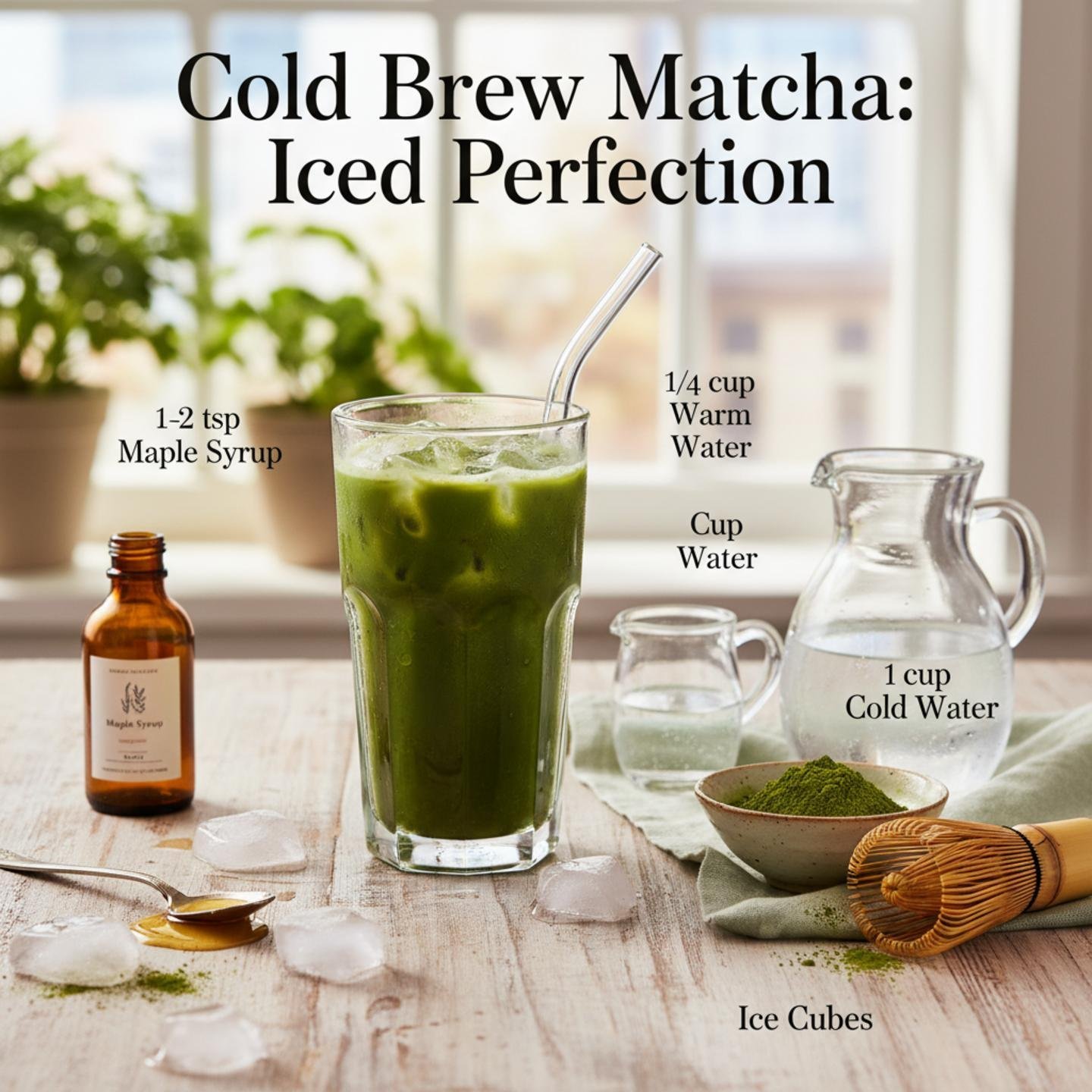 Cold Brew Matcha: Iced Perfection