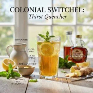 Colonial Switchel: Thirst Quencher