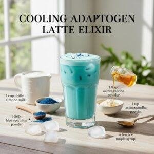 Cooling Adaptogen Latte Elixir