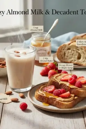 Cozy Almond Milk & Decadent Toast