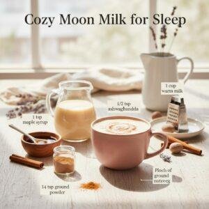Cozy Moon Milk for Sleep
