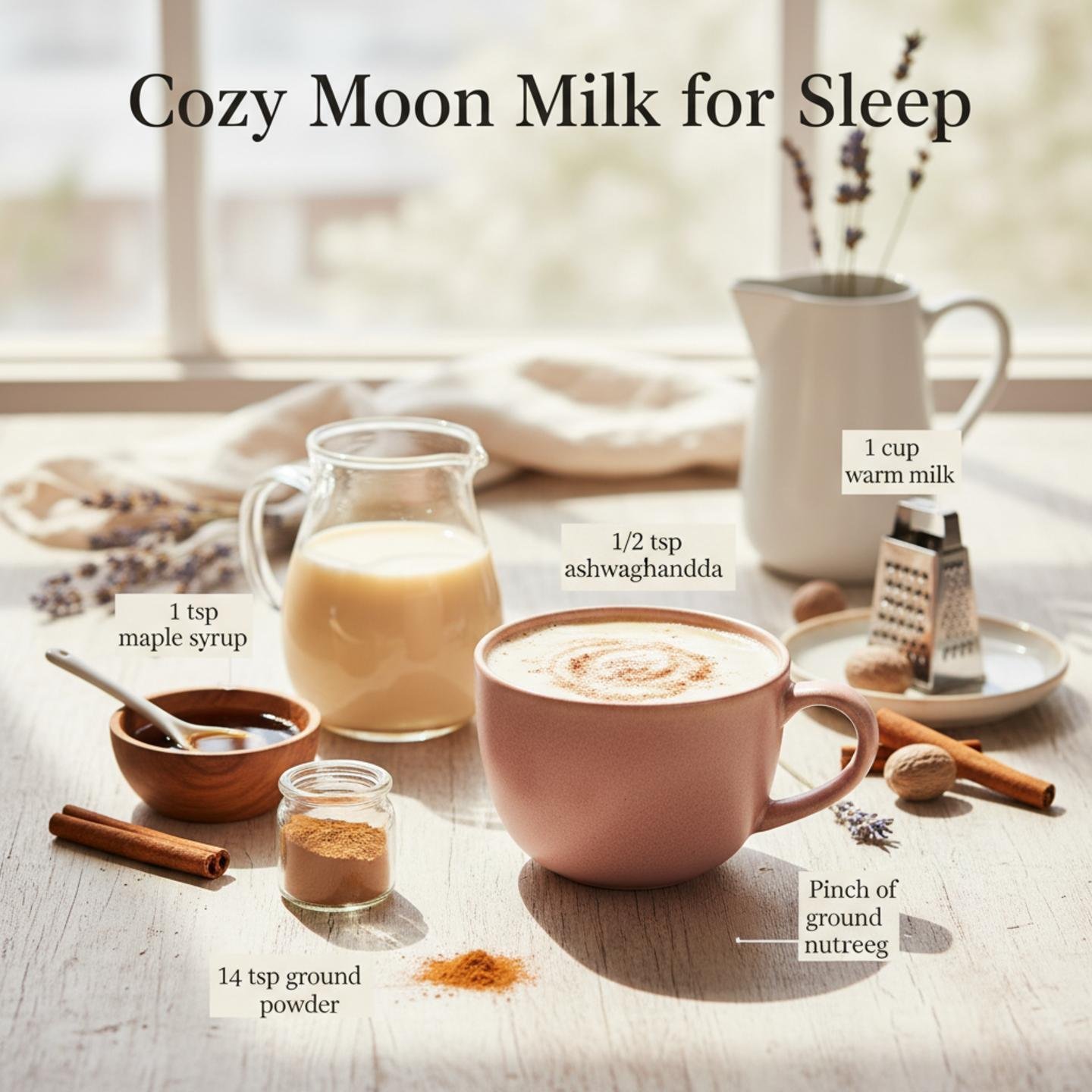 Cozy Moon Milk for Sleep