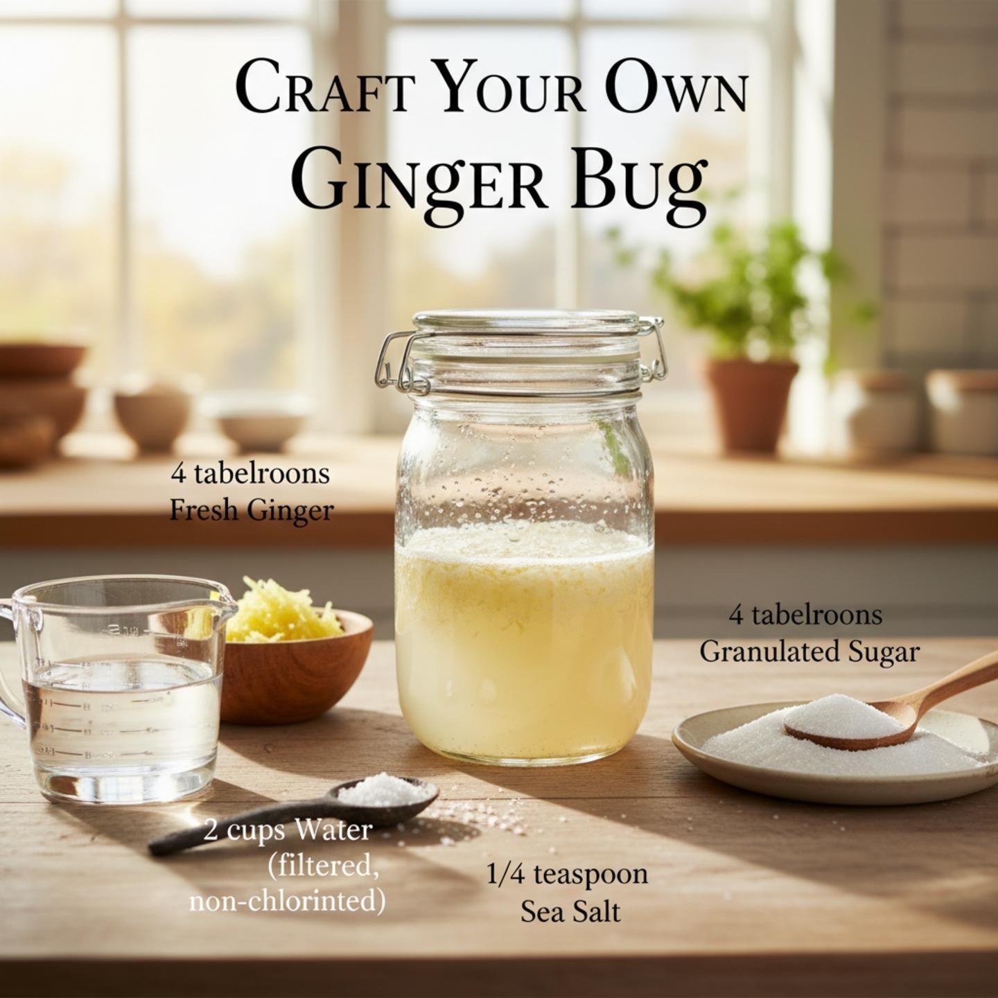 Craft Your Own Ginger Bug