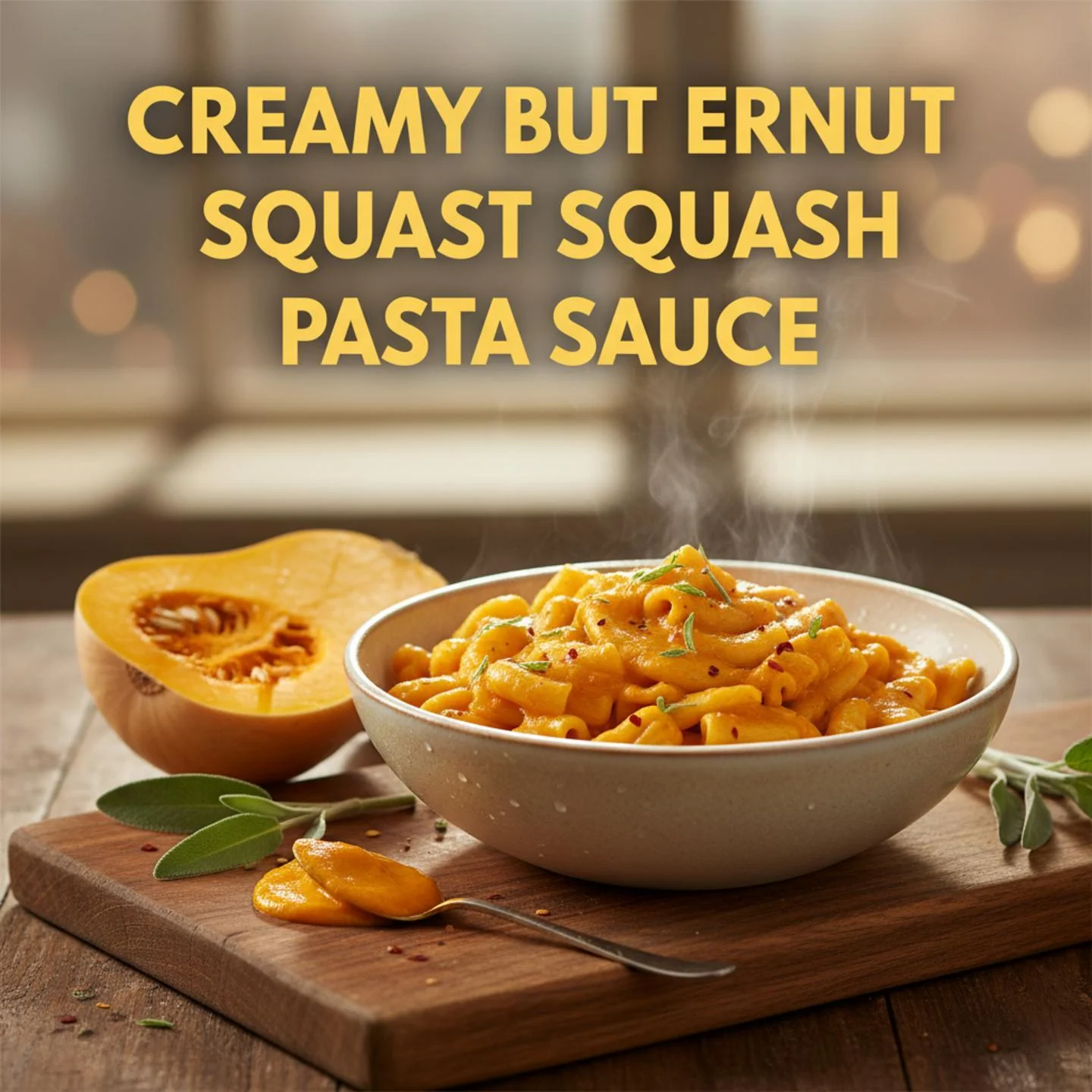 Creamy Butternut Squash Pasta Sauce
