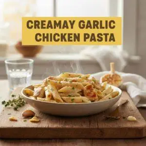 Creamy Garlic Chicken Pasta