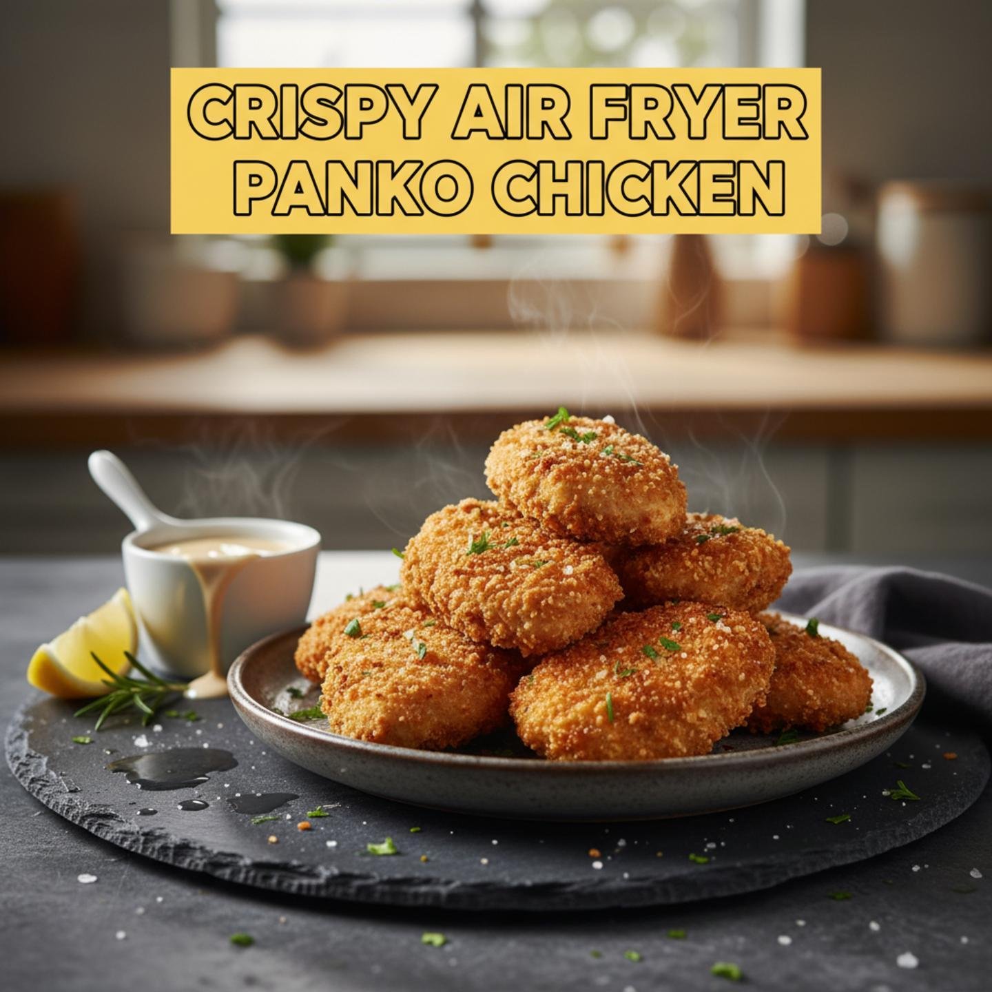 Crispy Air Fryer Panko Chicken