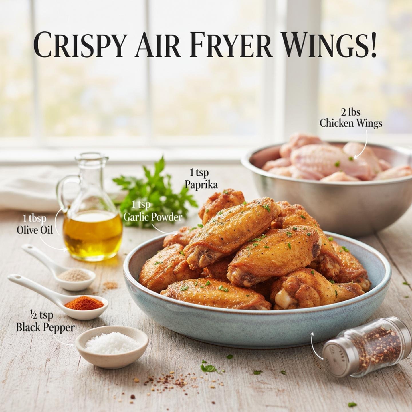 Crispy Air Fryer Wings!
