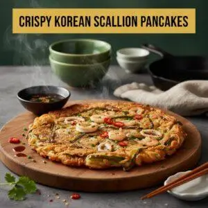Crispy Korean Scallion Pancakes