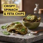 Crispy Spinach & Feta Chips