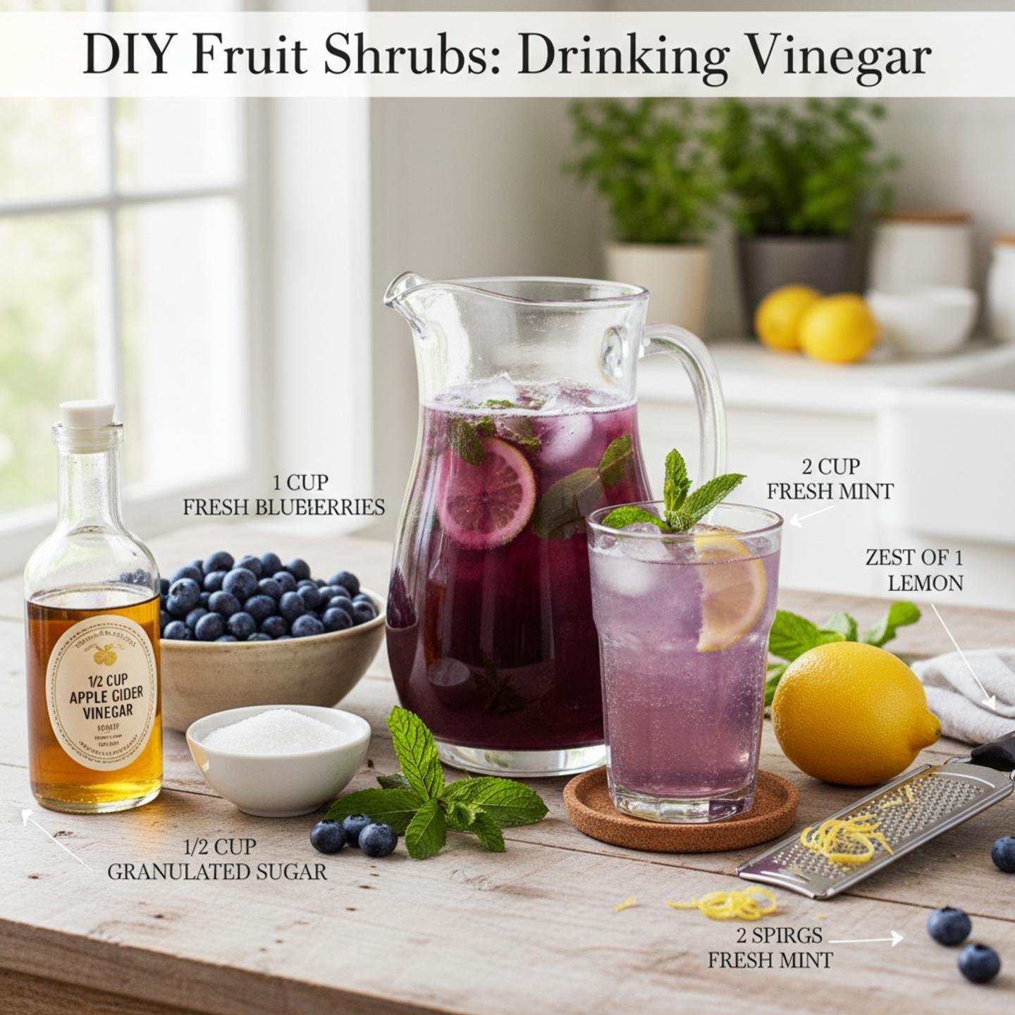 DIY Fruit Shrubs: Drinking Vinegar