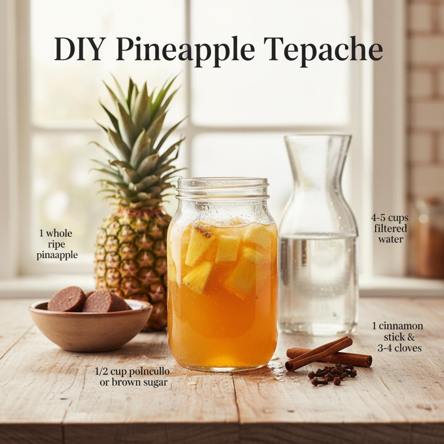 DIY Pineapple Tepache