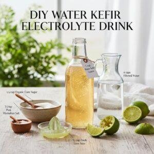 DIY Water Kefir Electrolyte Drink