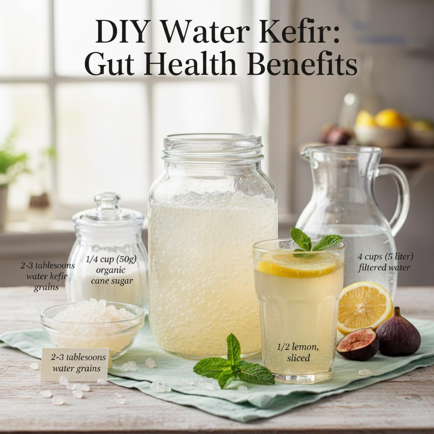 DIY Water Kefir: Gut Health Benefits