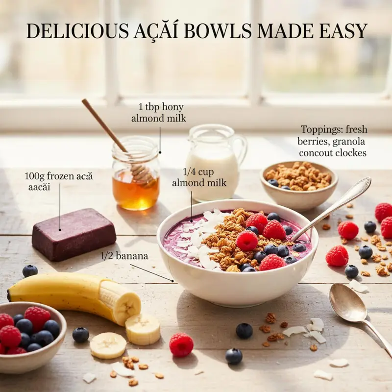 Delicious Açaí Bowls Made Easy