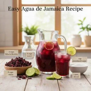 Easy Agua de Jamaica Recipe