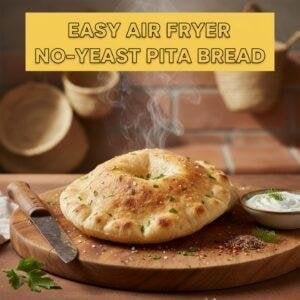 Easy Air Fryer No-Yeast Pita Bread