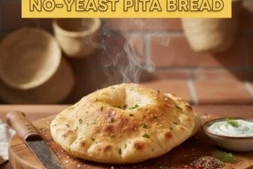 Easy Air Fryer No-Yeast Pita Bread
