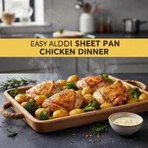 Easy Aldi Sheet Pan Chicken Dinner