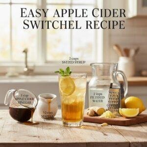 Easy Apple Cider Switchel Recipe