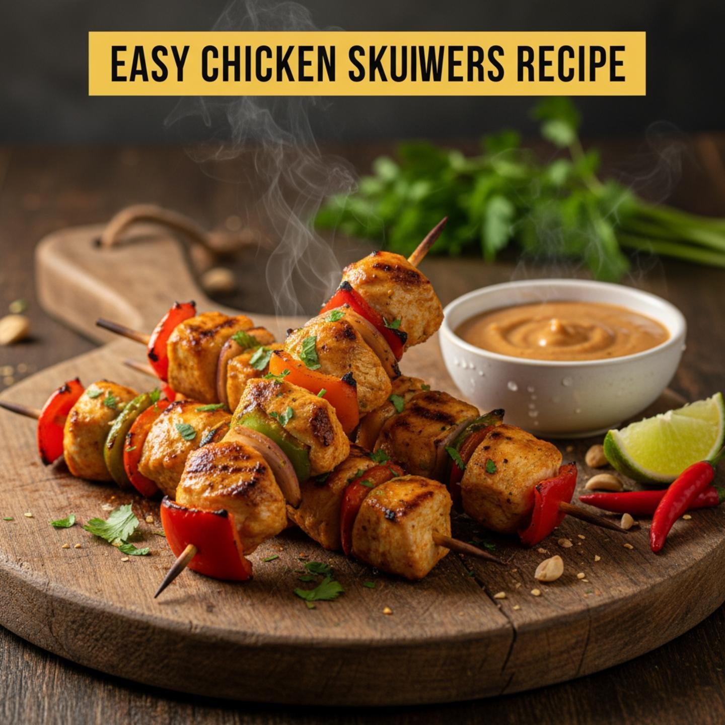 Easy Chicken Skewers Recipe