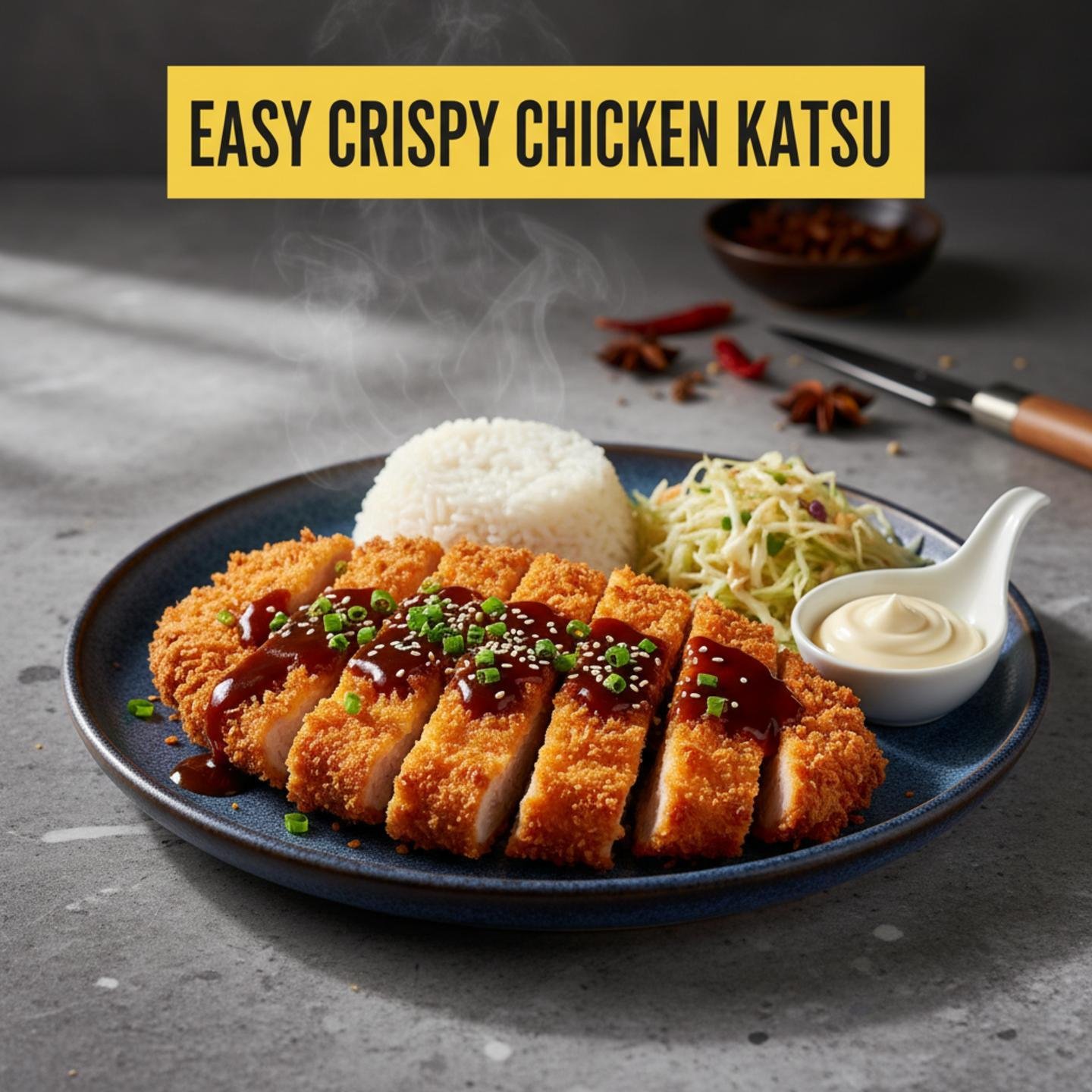 Easy Crispy Chicken Katsu