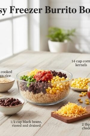 Easy Freezer Burrito Bowls