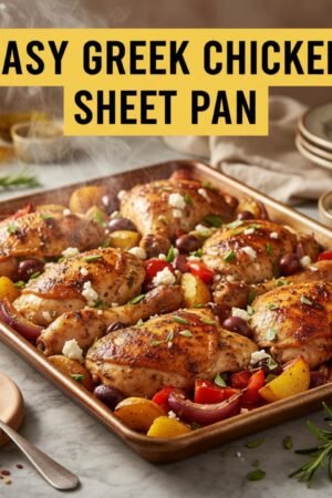 Easy Greek Chicken Sheet Pan