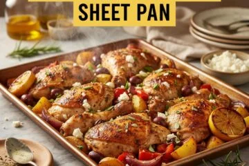 Easy Greek Chicken Sheet Pan