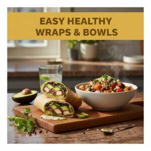 Easy Healthy Wraps & Bowls