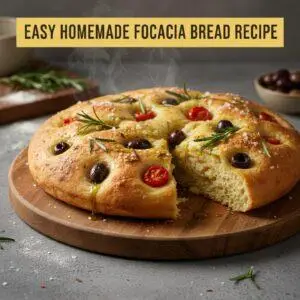 Easy Homemade Focaccia Bread Recipe