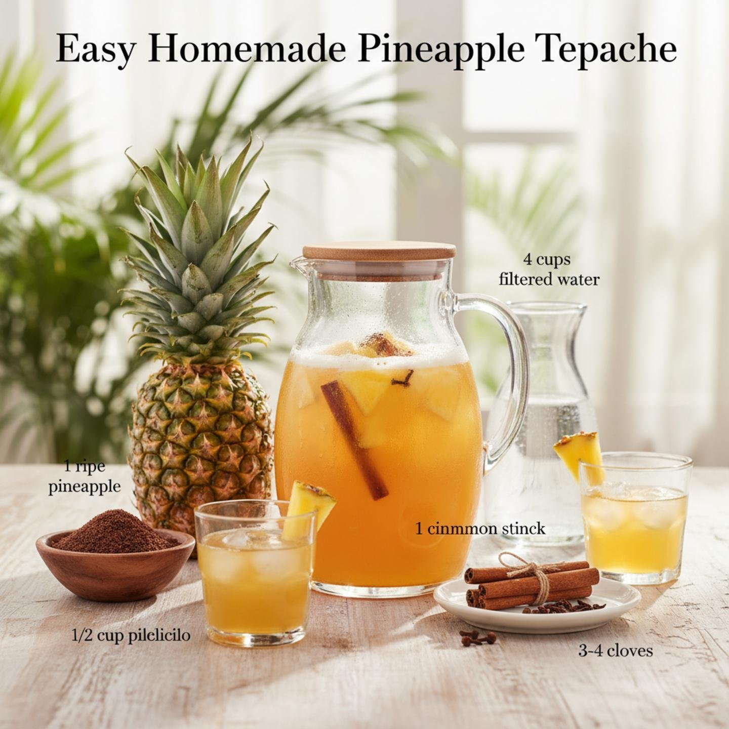 Easy Homemade Pineapple Tepache