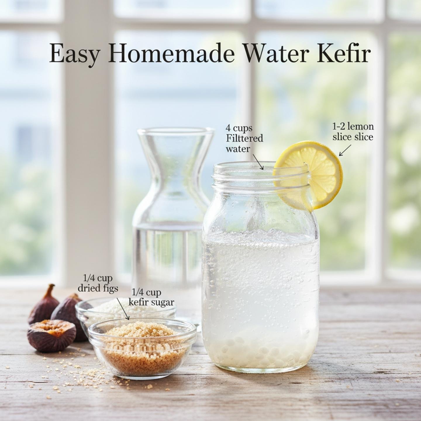 Easy Homemade Water Kefir