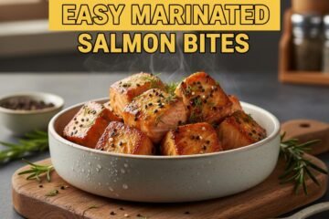 Easy Marinated Salmon Bites