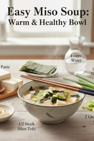 Easy Miso Soup: Warm & Healthy Bowl