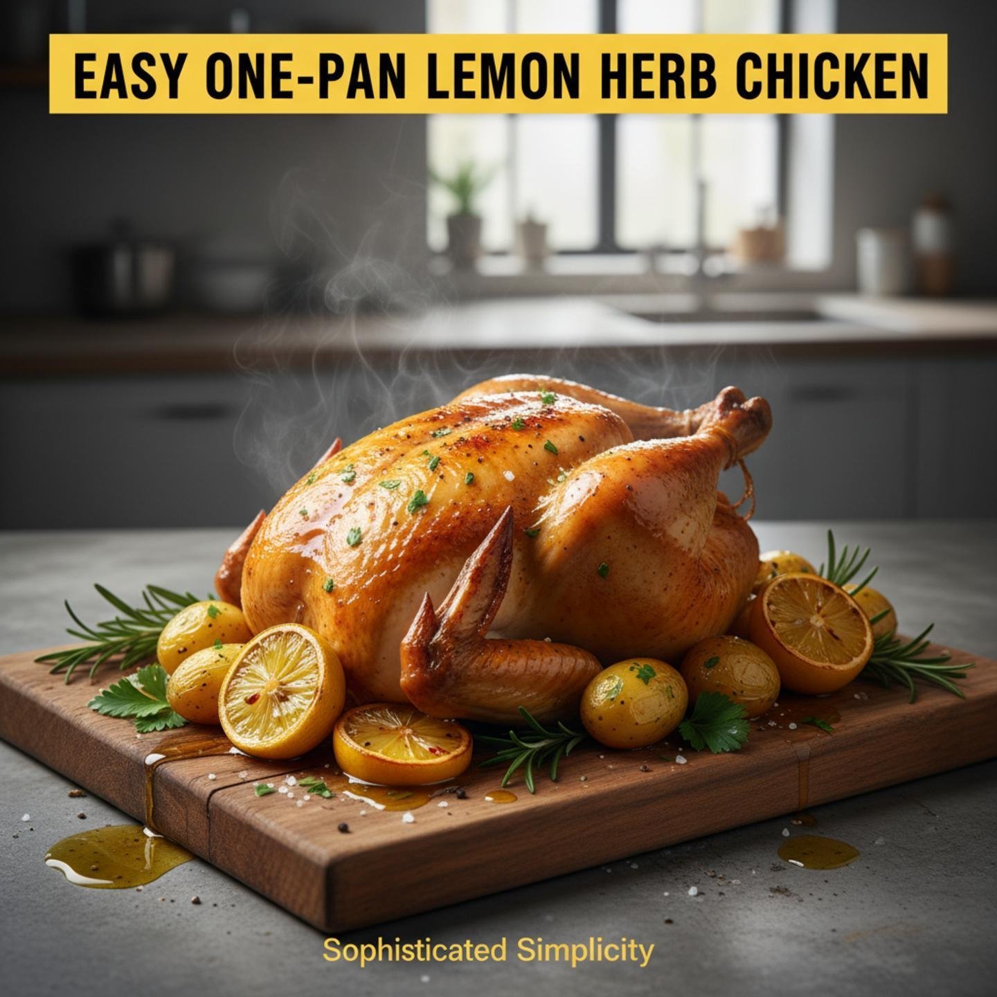 Easy One-Pan Lemon Herb Chicken