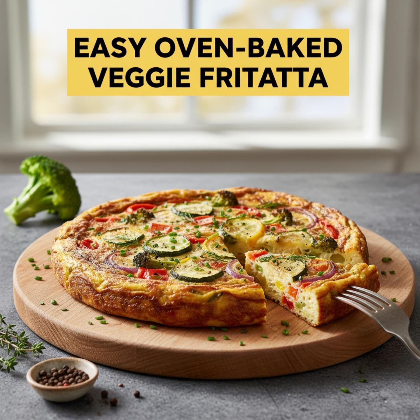 Easy Oven-Baked Veggie Frittata