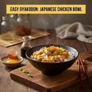 Easy Oyakodon: Japanese Chicken Bowl