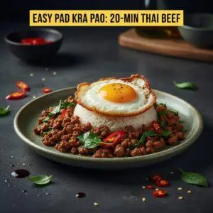 Easy Pad Kra Pao: 20-Min Thai Beef