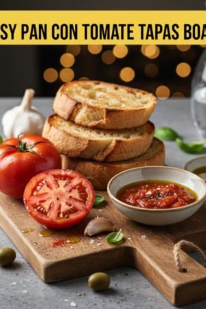 Easy Pan Con Tomate Tapas Board